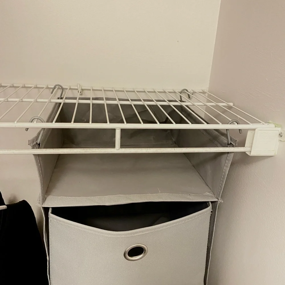 4 Piece Closet Storage Organizer Set-Gray